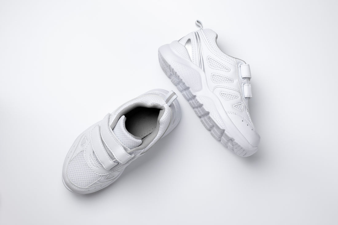 White shoes and children. We have the answers.