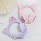 Glitter Heart Cat Earmuffs