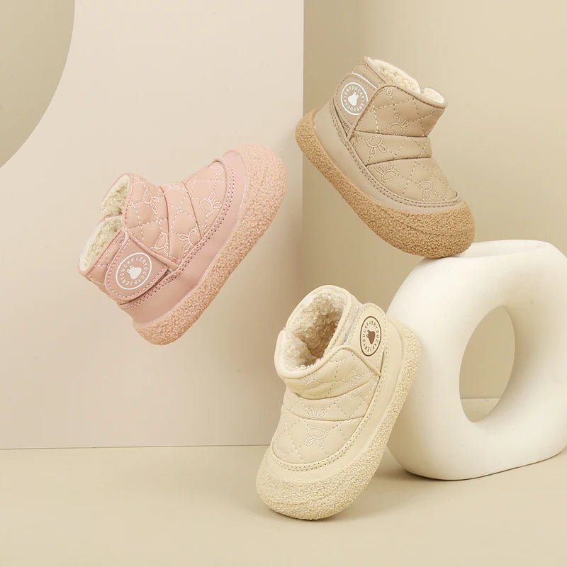 Bunny Embroidery Stitch Walker Boots