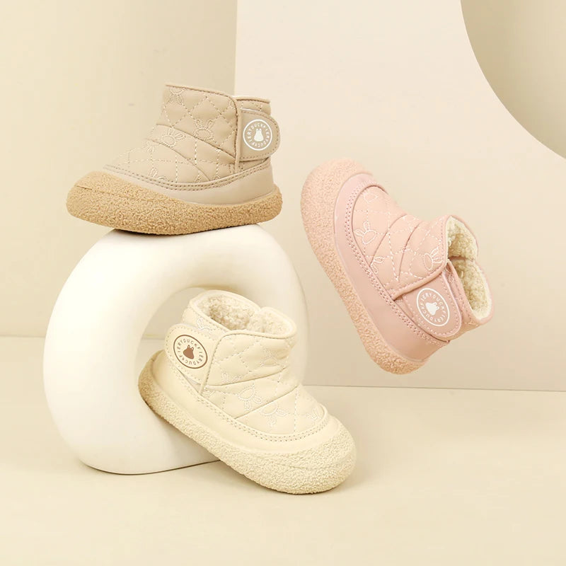 Bunny Embroidery Stitch Walker Boots
