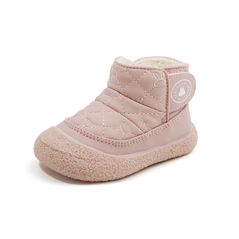 Bunny Embroidery Stitch Walker Boots