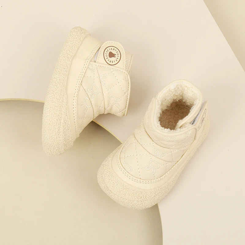 Bunny Embroidery Stitch Walker Boots