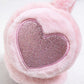 Glitter Heart Cat Earmuffs