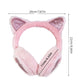 Glitter Heart Cat Earmuffs