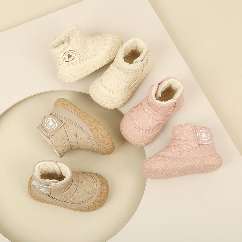 Bunny Embroidery Stitch Walker Boots