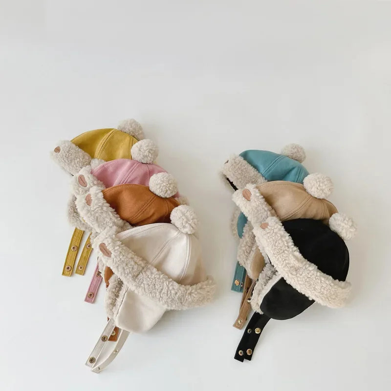 Baby Ear Flap Fleece Hat