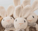 Crochet Baby Rattle - Shoe Loops