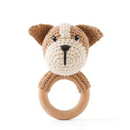 Crochet Baby Rattle - Shoe Loops