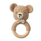 Crochet Baby Rattle - Shoe Loops