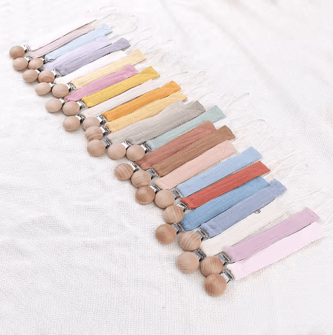 Pacifier Dummy Clip - Shoe Loops