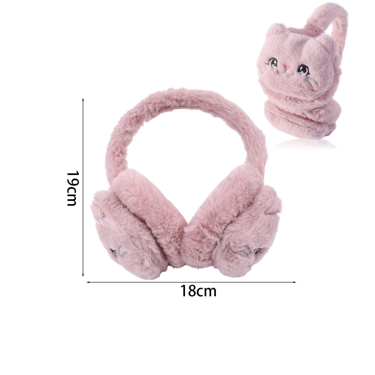 Cute Cat Earmuffs - Shoe Loops