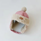 Baby Ear Flap Fleece Hat - Shoe Loops