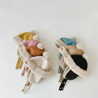 Baby Ear Flap Fleece Hat - Shoe Loops