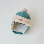 Baby Ear Flap Fleece Hat - Shoe Loops