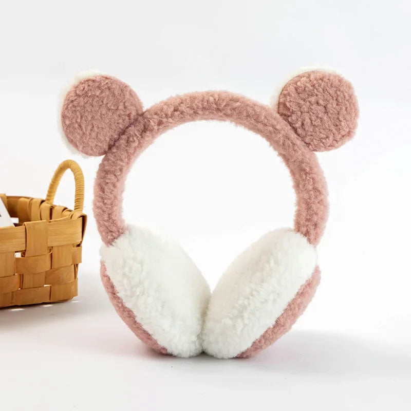 Teddy Bear Earmuffs - Shoe Loops