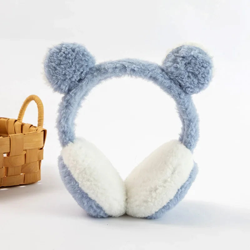 Teddy Bear Earmuffs - Shoe Loops