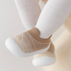 Two Tone Socks With Soles Grey - Shoe Loops