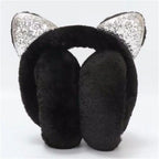 Glitter Cat Earmuffs - Shoe Loops