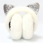 Glitter Cat Earmuffs - Shoe Loops