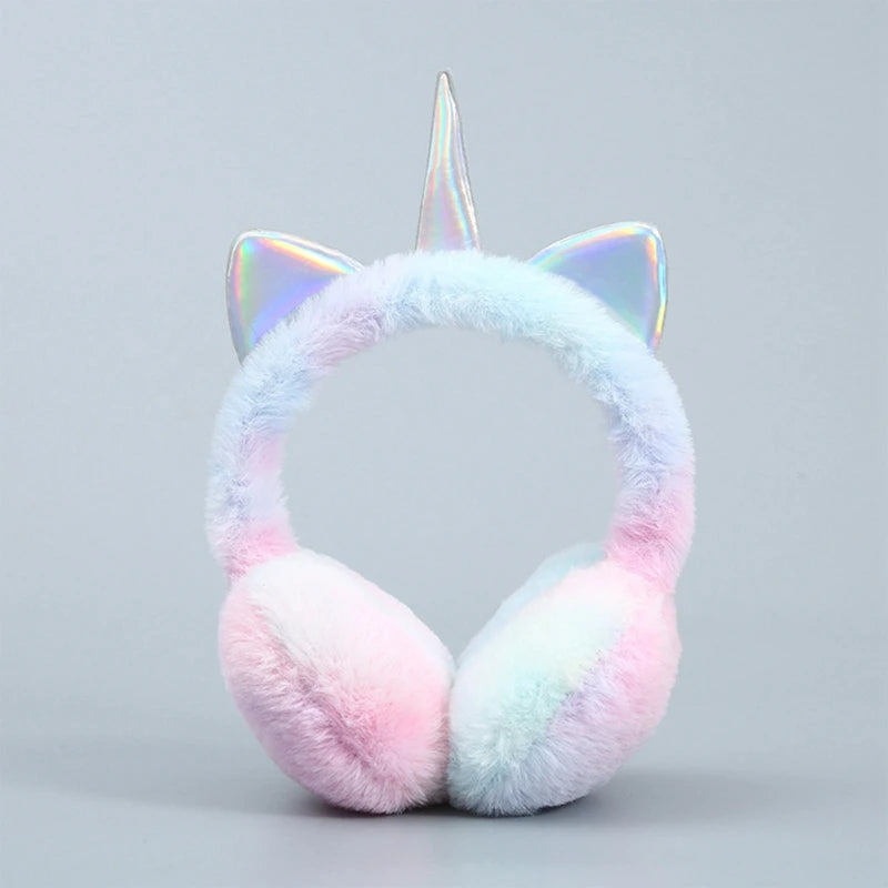 Tie Dye Unicorn Earmuffs - Shoe Loops