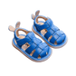 blue color First Walker Ear Sandals