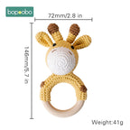 Crochet Baby Rattle - Shoe Loops